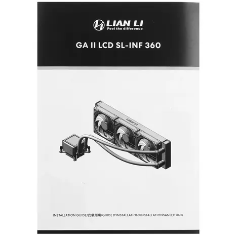Кулер Процессорный Lian Li Система водяного охлаждения GA II LCD SL-INF 360 White