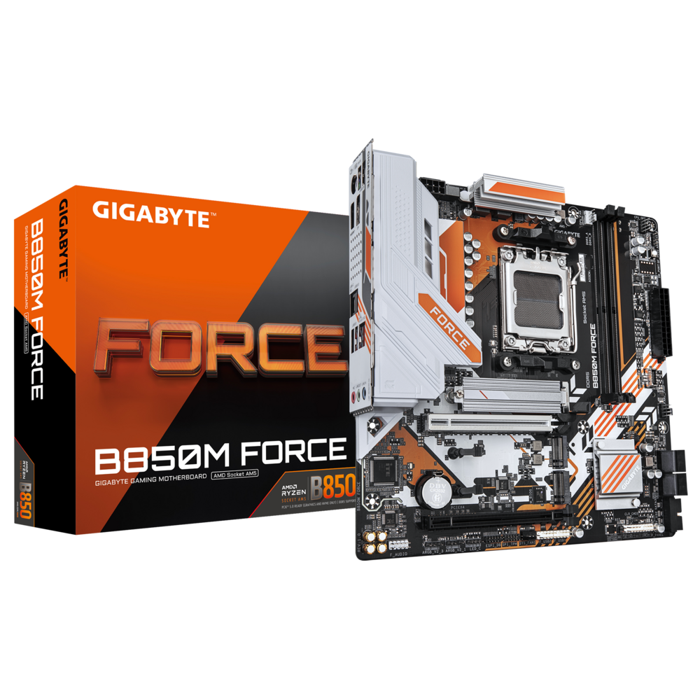 Материнская плата Gigabyte AM5 AMD B850 B850M FORCE