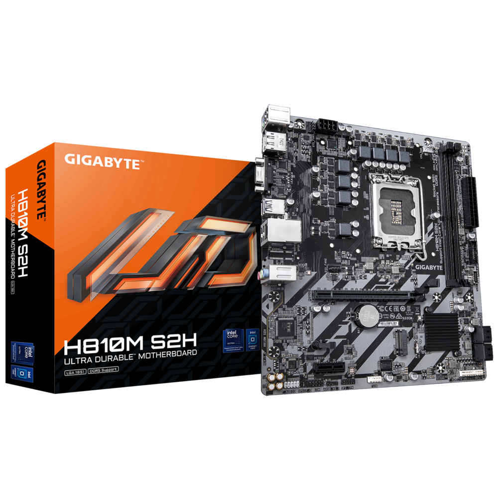 Материнская плата Gigabyte LGA1851 Intel H810 H810M S2H