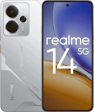 Смартфон realme  14 5G 256 ΓБ серебристый