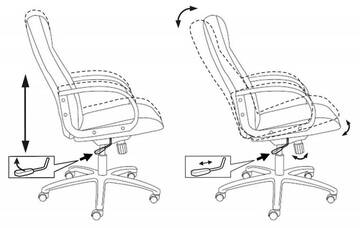 Кресло руководителя Бюрократ  T-898AXSN