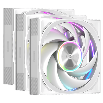 Вентилятор PCCooler кулер для корпуса F7 X120 ARGB BK 3IN1