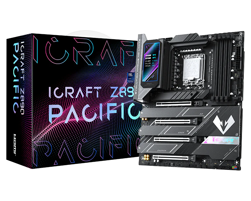 Материнская плата Maxsun LGA 1851 Intel Z890 iCraft Z890 PACIFIC