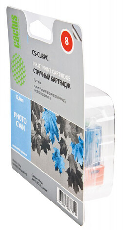 Картридж светло-голубой Cactus CS-CLI8PC