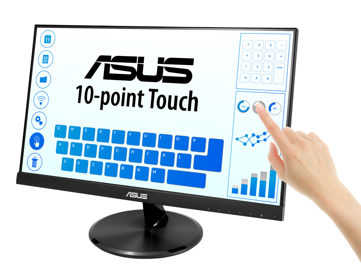 Монитор ASUS VT229H 21.5-inch черный (плохая упаковка)