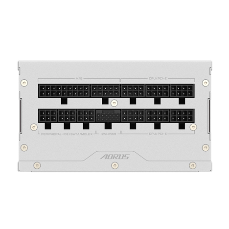 Блок питания Gigabyte AORUS ELITE P1000W 80+ Platinum Modular PCIe 5.0 ICE