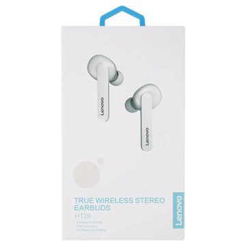 Bluetooth-гарнитура LENOVO Bluetooth In-ear HT28, цвет белый