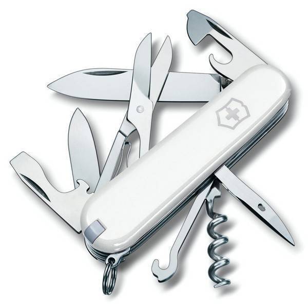 

Нож перочинный Victorinox Climber (1.3703.7R) 91мм 14функций белый карт.коробка