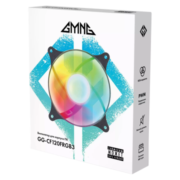Вентилятор GMNG Вентилятор GG-CF120FRGB3-PWMBK RGB