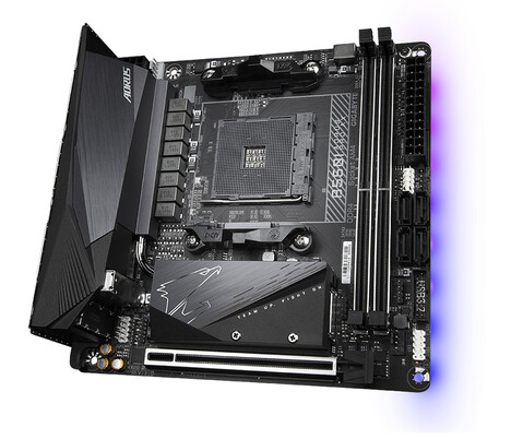 Материнская плата Gigabyte AM4 AMD B550 B550I AORUS PRO AX