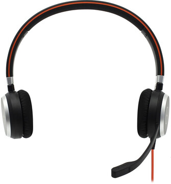 Гарнитура Jabra Evolve EVOLVE 40 Stereo, цвет красный/черный/серебристый