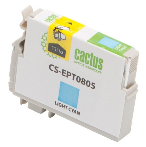 Картридж светло-голубой Cactus CS-EPT0805