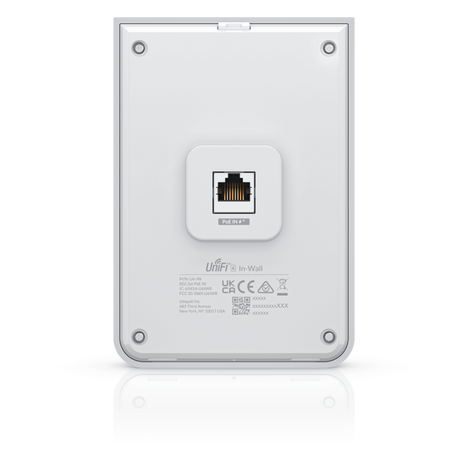 Точка доступа Wi-Fi Ubiquiti UniFi 6 AP In-Wall |U6-IW| Точка доступа 2,4+5 ГГц, Wi-Fi 6, 4х4 MU-MIMO, 5х 1G RJ45