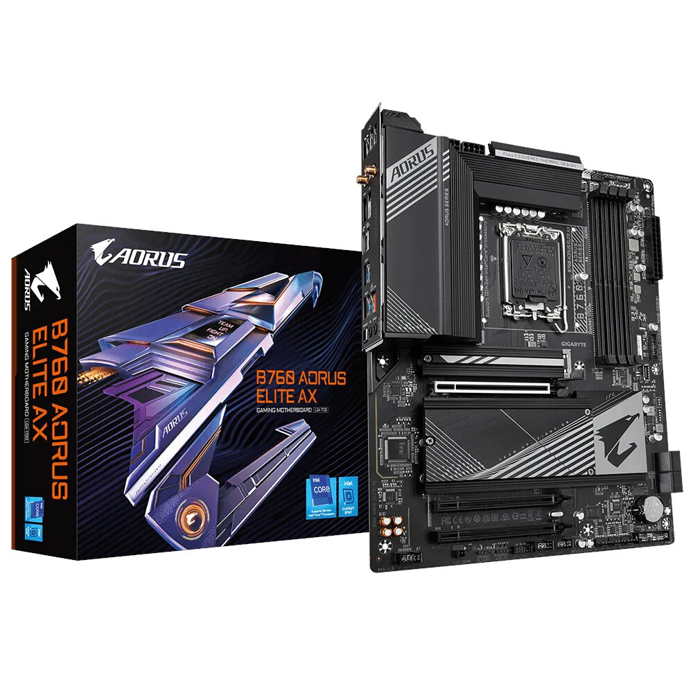 Материнская плата Gigabyte LGA 1700 Intel B760 B760 AORUS ELITE AX