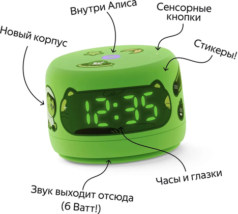 Колонки Яндекс Yandex Станция Лайт 2 (зеленый)