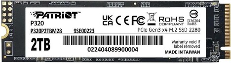 Внутренний твердотельный накопитель Patriot P320 2TB
