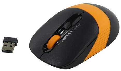 Мышь A4tech Fstyler FG10 ORANGE, цвет черный