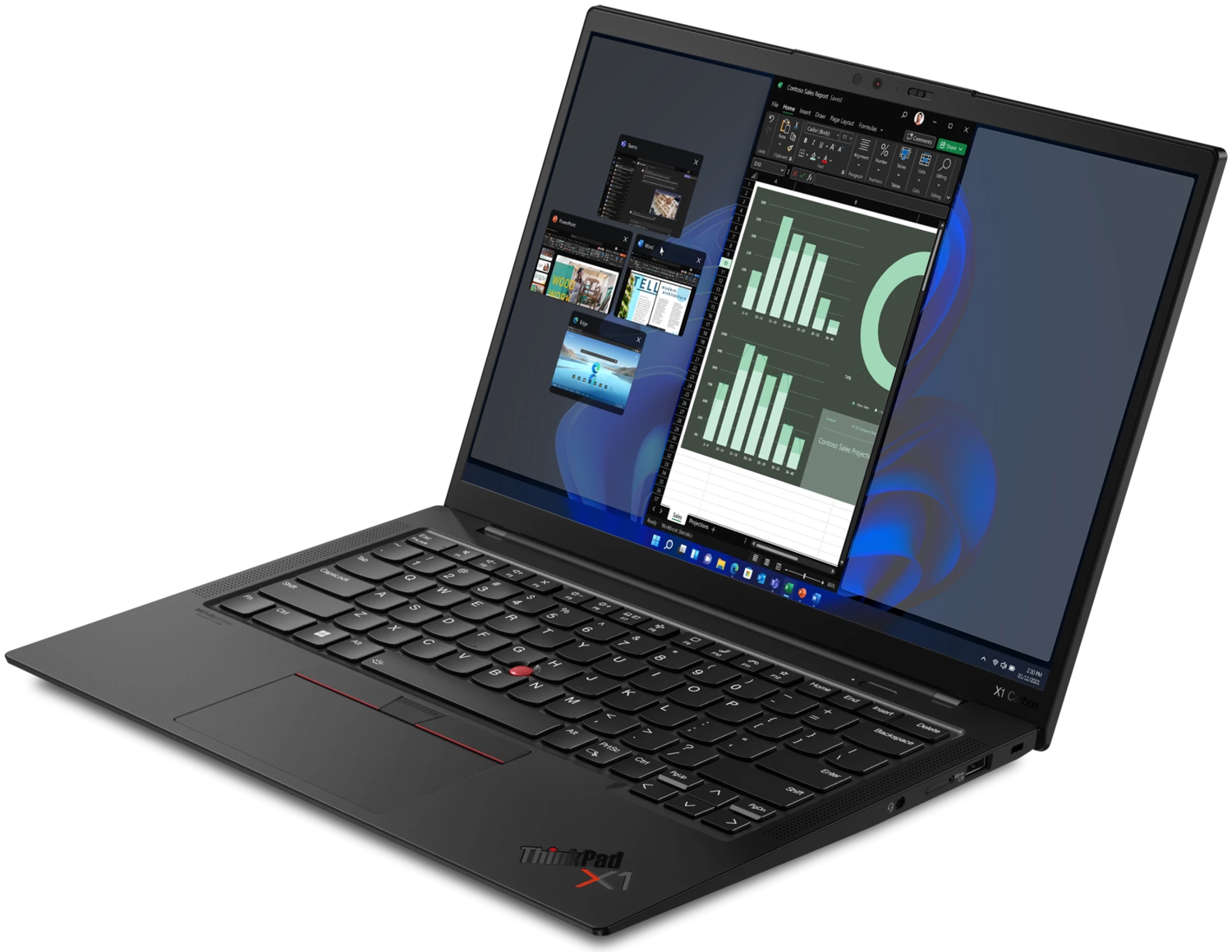Ноутбук LENOVO ThinkPad X1 Carbon G10 Intel Core i7-1255U (черный)