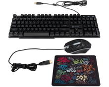 Клавиатура+мышь Oklick KB+M 400GMK 1546779, цвет черный