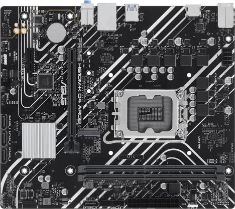 Материнская плата ASUS Intel H610 PRIME H610M-K D4 ARGB