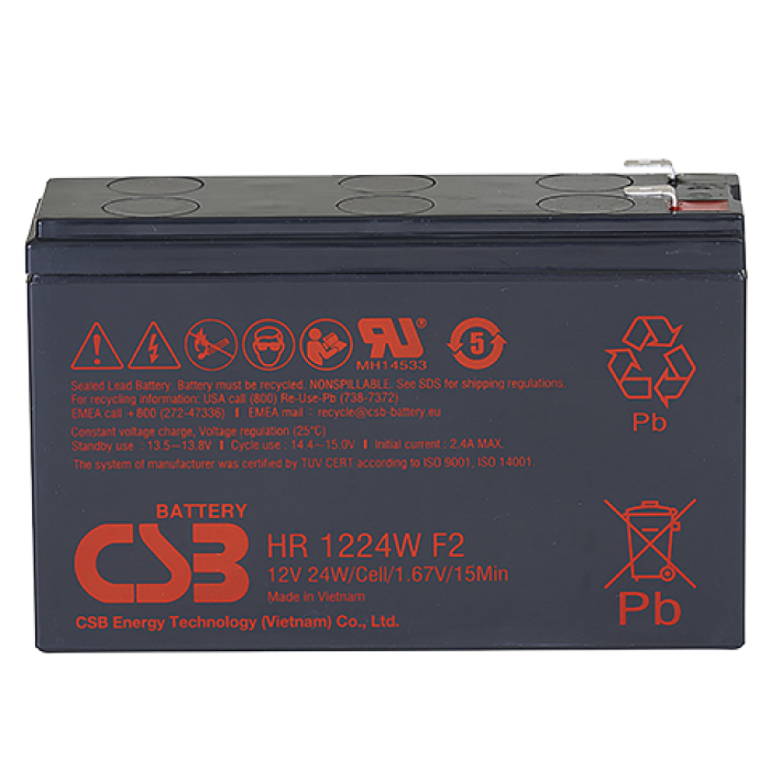 Сменная батарея для ИБП CSB HR 1224W F2 F1