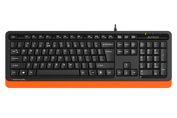 Клавиатура A4tech Fstyler FKS10 ORANGE, цвет черный