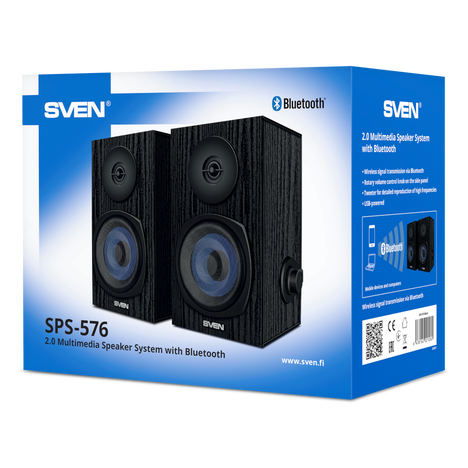 Колонки SVEN Stereo SPS-576 (черный)