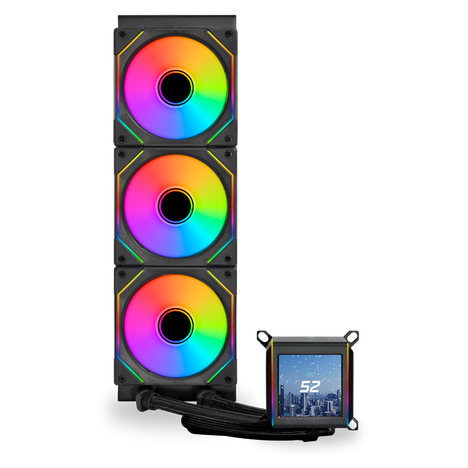 Кулер Процессорный Lian Li Система водяного охлаждения GA II LCD SL-INF 360 Black