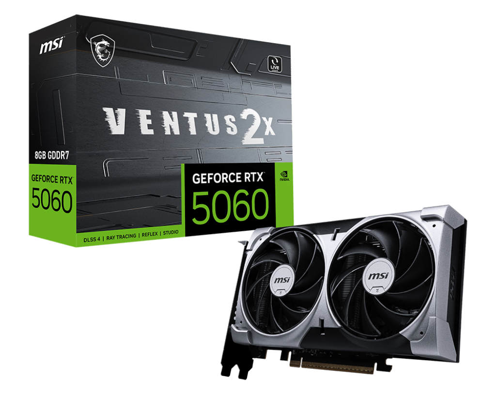 Видеокарта MSI GeForce RTX 5060 8 ΓБ Retail