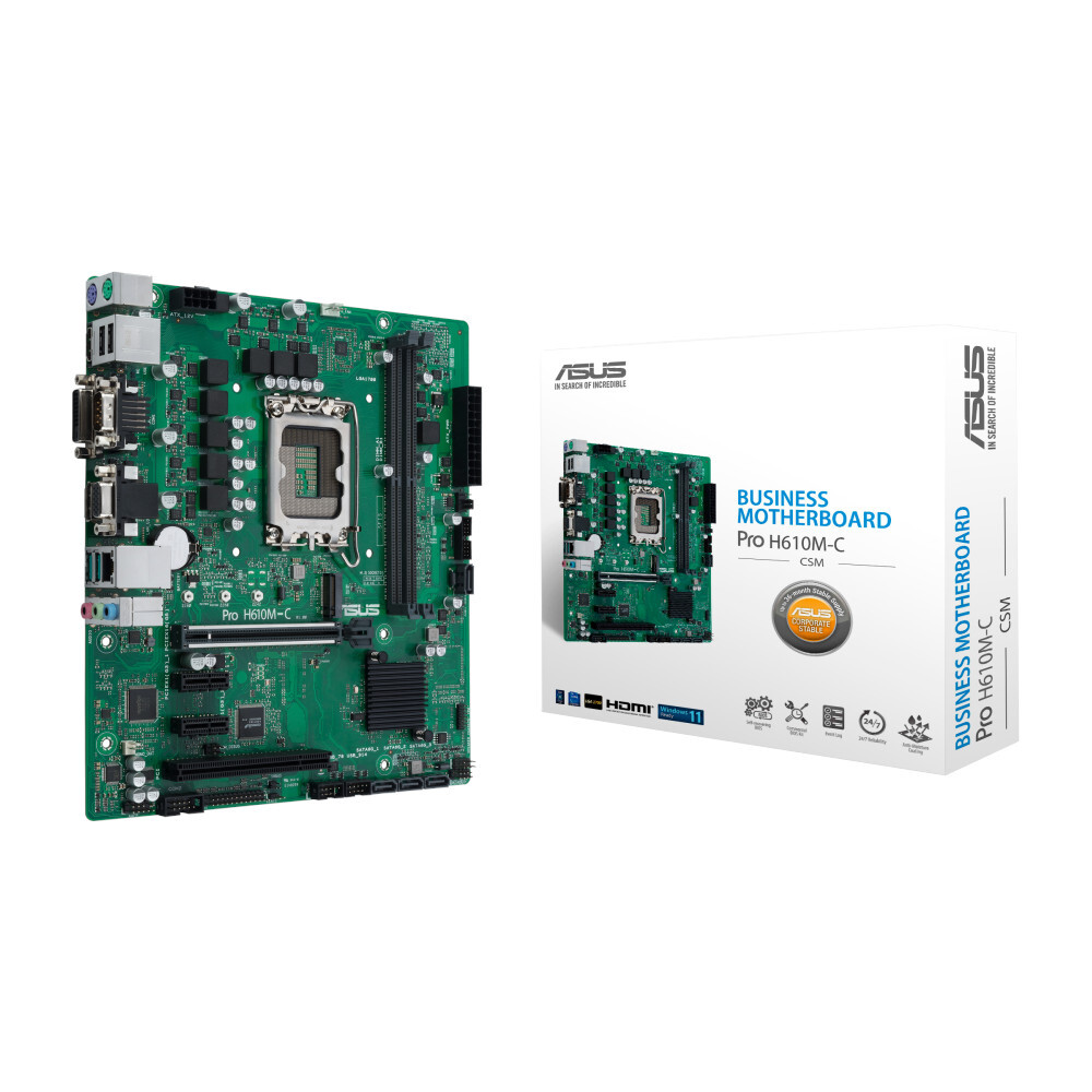 Материнская плата ASUS Intel H610 PRO H610M-C-CSM