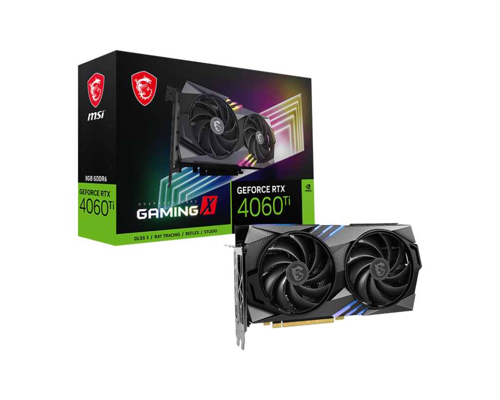 Видеокарта MSI GeForce RTX 4060 Ti 8 ΓБ Retail