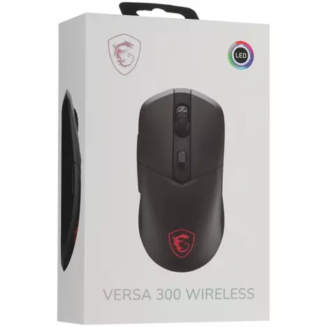 Мышь MSI VERSA 300 W MS-8ZBD черный оптическая 8000dpi беспров. BT/Radio USB 5but (S12-4301260-CLA)