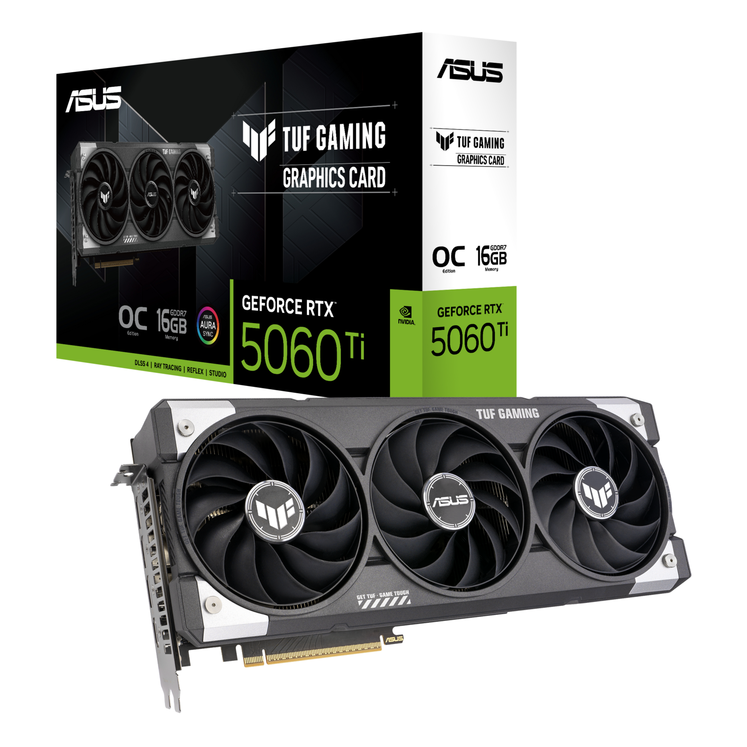 Видеокарта ASUS GeForce RTX 5060 Ti 16 ΓБ Retail