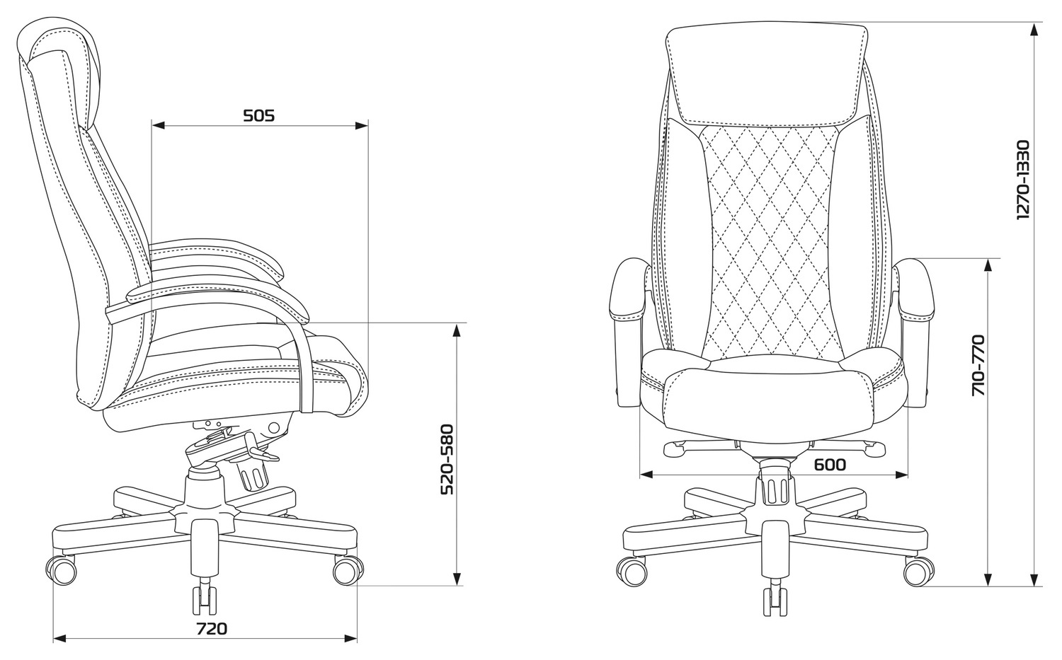 Кресло руководителя Бюрократ  T-9924WALNUT