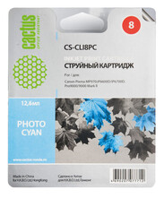 Картридж светло-голубой Cactus CS-CLI8PC