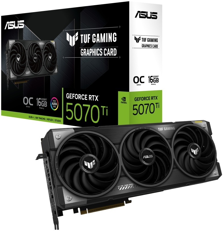 Видеокарта ASUS GeForce RTX 5070 Ti 16 ΓБ Retail