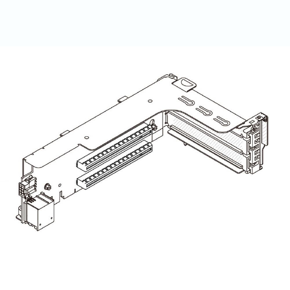 LENOVO Riser card bracket V3 2U E/x16/x16 PCIe Gen4 Riser 1/2