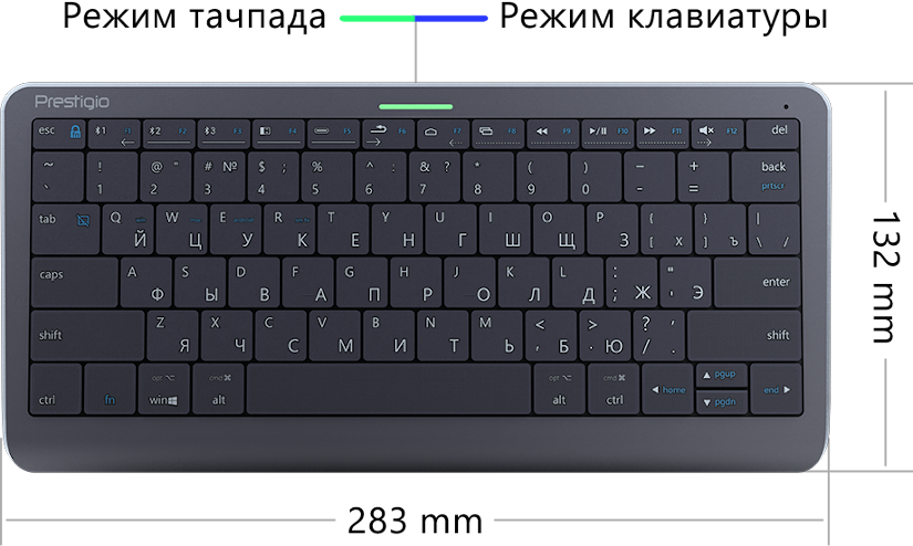 Клавиатура-тачпад Prestigio Click&Touch PSKEY1SGRU
