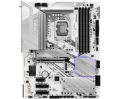 Материнская плата ASRock LGA 1851 Intel Z890 Z890 Pro RS WiFi White