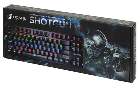 Клавиатура Oklick KeyBoard 969G SHOTGUN 1176616, цвет черный