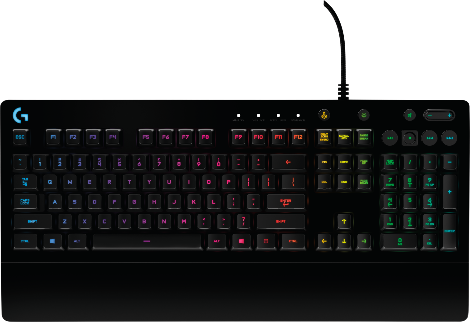Клавиатура Logitech G213 920-008092, цвет черный