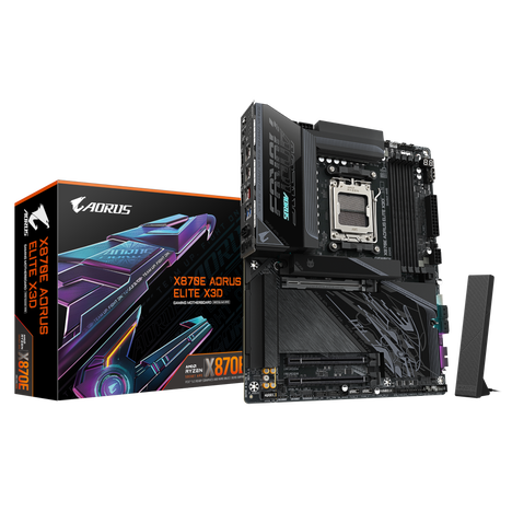 Материнская плата Gigabyte AM5 AMD X870E X870E AORUS ELITE X3D