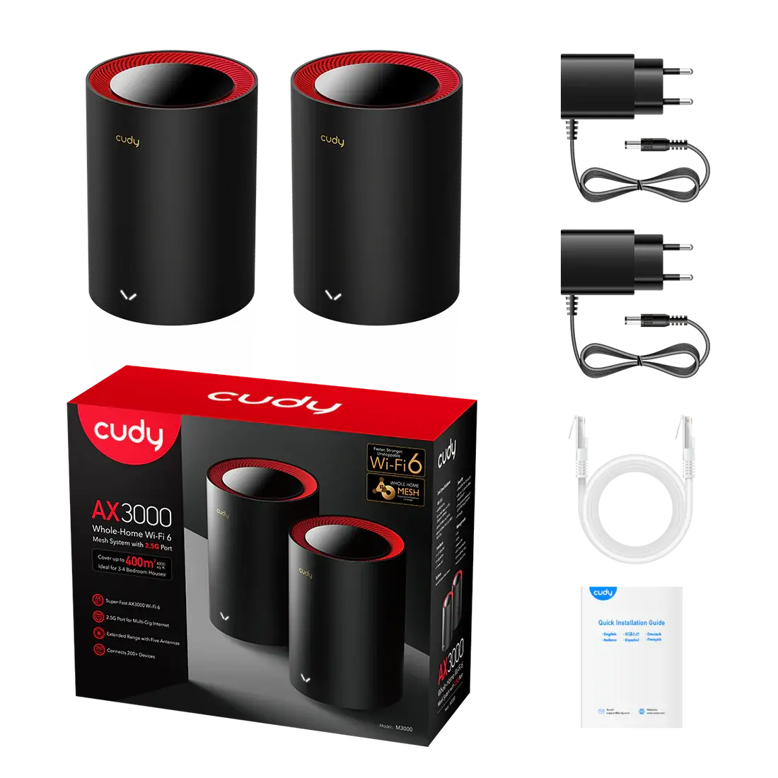 Wi-Fi роутер CUDY M3000