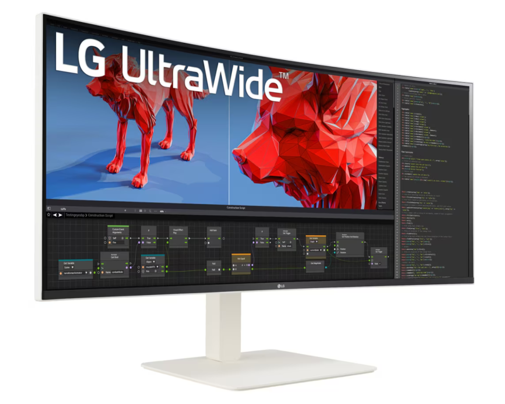 Монитор LG 38WR85QC 37.5-inch белый