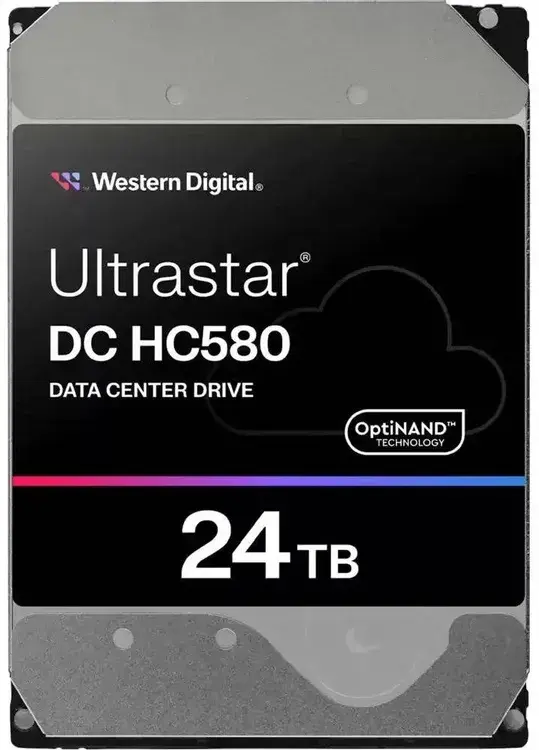 Жесткий диск  Western Digital Ultrastar DC 3.5 HC580 3.5" SAS3 24TB 7.2K SAS 12Gb/s