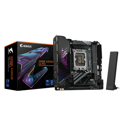 Материнская плата Gigabyte LGA1851 Intel Z890 Z890I AORUS ULTRA