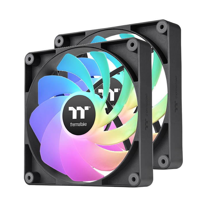 Вентилятор Thermaltake Case Fan CT120 Reverse ARGB Sync Black (2 pack)