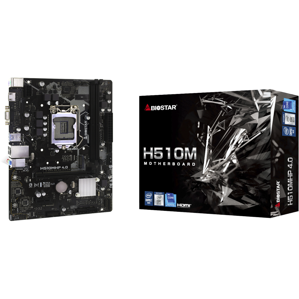 Материнская плата Biostar LGA 1200 Intel H470 H510MHP 4.0