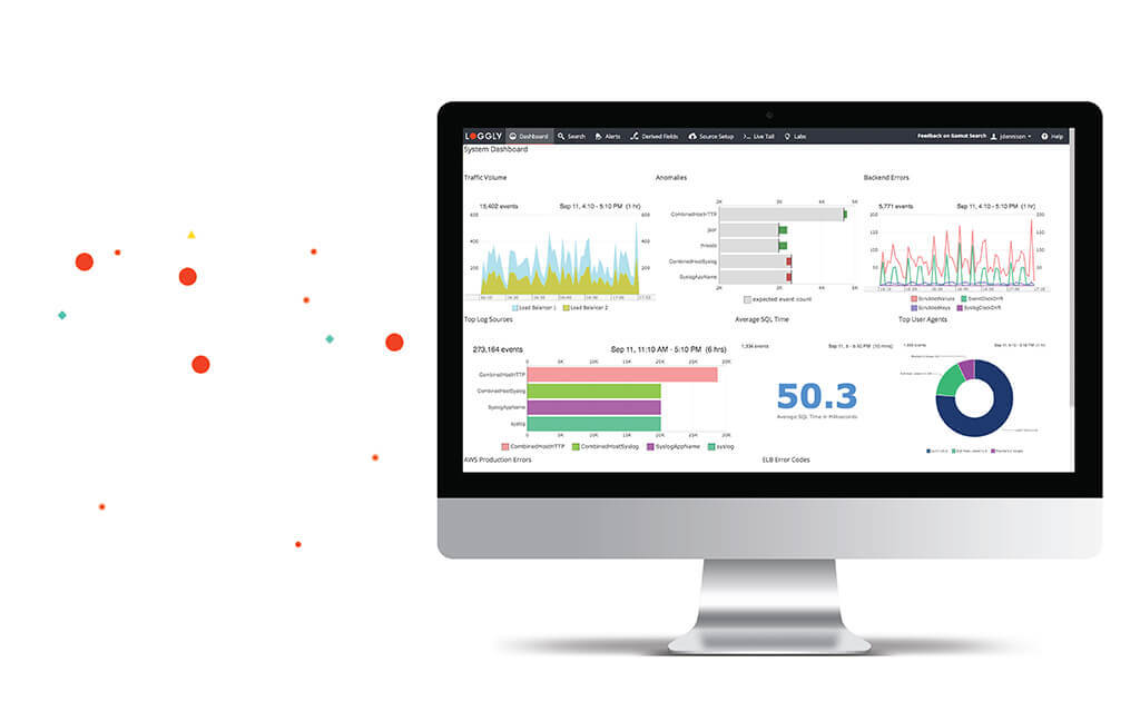 SolarWinds Loggly (лицензия One Year Service, 90 Day Retention), 3 ГБ/День