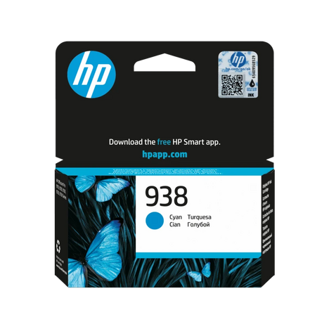 Картридж голубой HP Inc. 938, 4S6X5PE